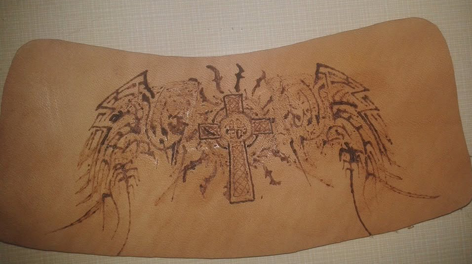 First pyrographybracelet